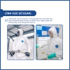Bộ quần áo chống hóa chất, phun thuốc trừ sâu, chống dịch Dupont Tyvek 400 màu trắng