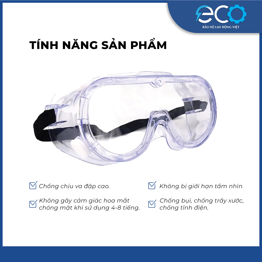 Kính bảo hộ 3M 1621AF, chống hóa chất, tia UV, không bám hơi