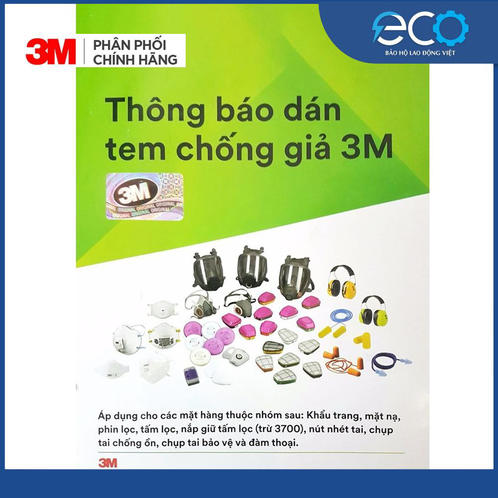 Mặt Nạ phòng độc 3M 6800 Kèm Phin 6001 + 5N11 + 501 – Bộ 7 Món Chính Hãng, Dùng Phun Sơn, Hơi Hóa Chất