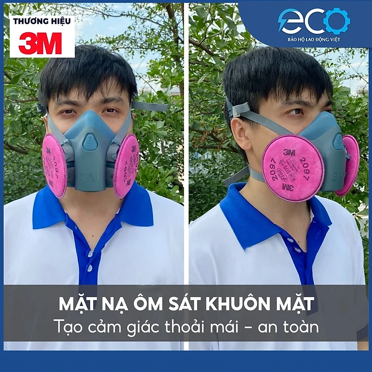Phin lọc 3M 2097 chống độc, chống giọt bắn, lọc bụi mịn pm2.5, khói hàn, 3M chính hãng 1 cặp ( 2 chiếc)