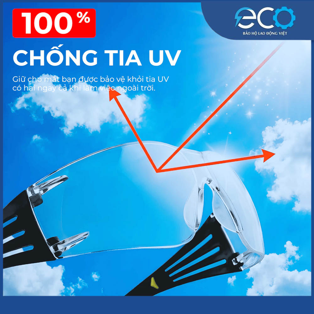 K&iacute;nh bảo hộ 3M SF401AF k&iacute;nh chống bụi, chống tia UV,chống đọng sương, chống trầy xước