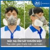 Combo 7 món mặt nạ phòng độc 3M 6100/6200 + Phin 6006, tấm lọc 5N11, nắp 501 – lọc hơi hữu cơ, amoniac, formaldehit, hF