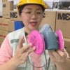 Bộ mặt nạ phòng độc 3M 7501/ 7502 kèm phin 2097 lọc bụi mịn, chống hơi độc, khí hàn cắt đúc kim loại