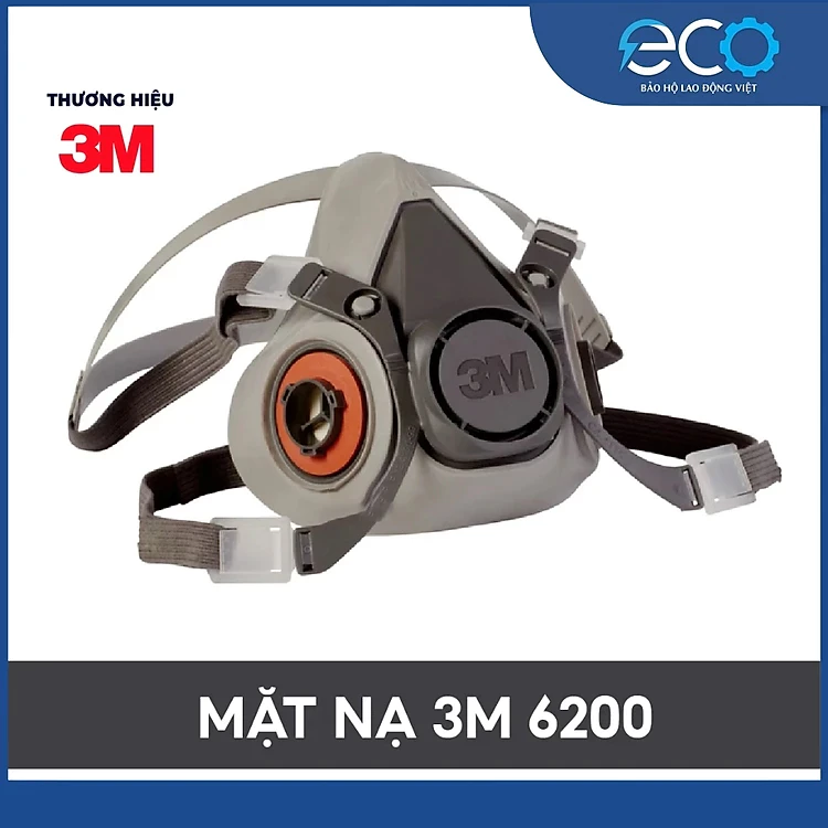 Combo mặt nạ phòng độc 3M 6100/6200/6300 kèm bông lọc 3M 2097 chuyên chuyên lọc khói hàn, lọc bụi mịn pm2.5, chống hơi sơn, vi khuẩn