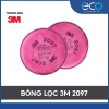 Phin lọc 3M 2097 chống độc, chống giọt bắn, lọc bụi mịn pm2.5, khói hàn, 3M chính hãng 1 cặp ( 2 chiếc)