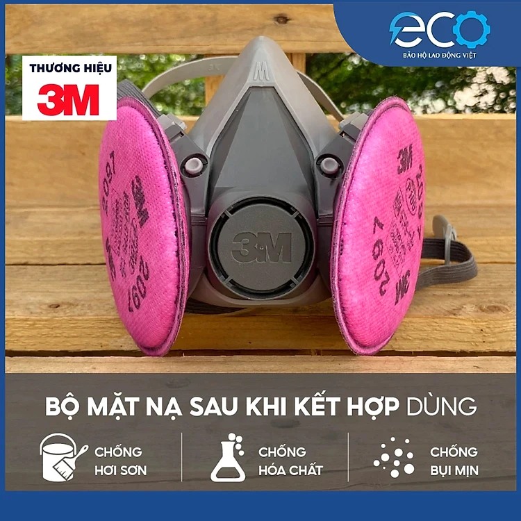Phin lọc 3M 2097 chống độc, chống giọt bắn, lọc bụi mịn pm2.5, khói hàn, 3M chính hãng 1 cặp ( 2 chiếc)