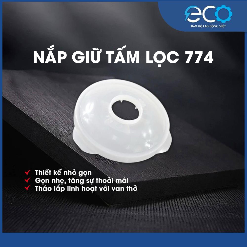 Mặt nạ ph&ograve;ng độc, chống bụi 3M 3100/3200 + Phin lọc 3301K-100 + Tấm lọc bụi 7711 + Nắp đậy 774