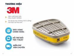 1 cặp phin lọc than hoạt t&iacute;nh 3M 6003 lọc hơi hữu cơ v&agrave; kh&iacute; axit, phun thuốc, phun sơn