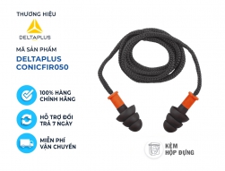 N&uacute;t tai chống ồnn 29dB DeltaPlus Conicfir050 ch&iacute;nh h&atilde;ng &ndash; c&oacute; d&acirc;y, giảm ồn c&ocirc;ng trường, xưởng cơ kh&iacute;