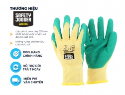 Găng tay bảo hộ Jogger Constructor phủ cao su Pu si&ecirc;u b&aacute;m, chắc tay, &ocirc;m tay