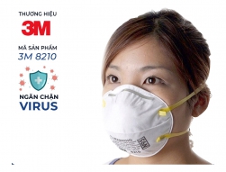 Combo 5 c &aacute;i khẩu trang 3M 8210 N95 kh&aacute;ng khuẩn, chống bụi si&ecirc;u mịn 