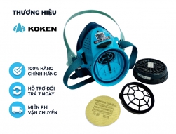 Combo 4 Món Mặt Nạ Koken G7 Nhật Bản + Phin Lọc Nhỏ KGC-10C &ndash; Chống Phun Sơn, Thuốc Trừ S&acirc;u, Bụi Mịn & H&oacute;a Chất